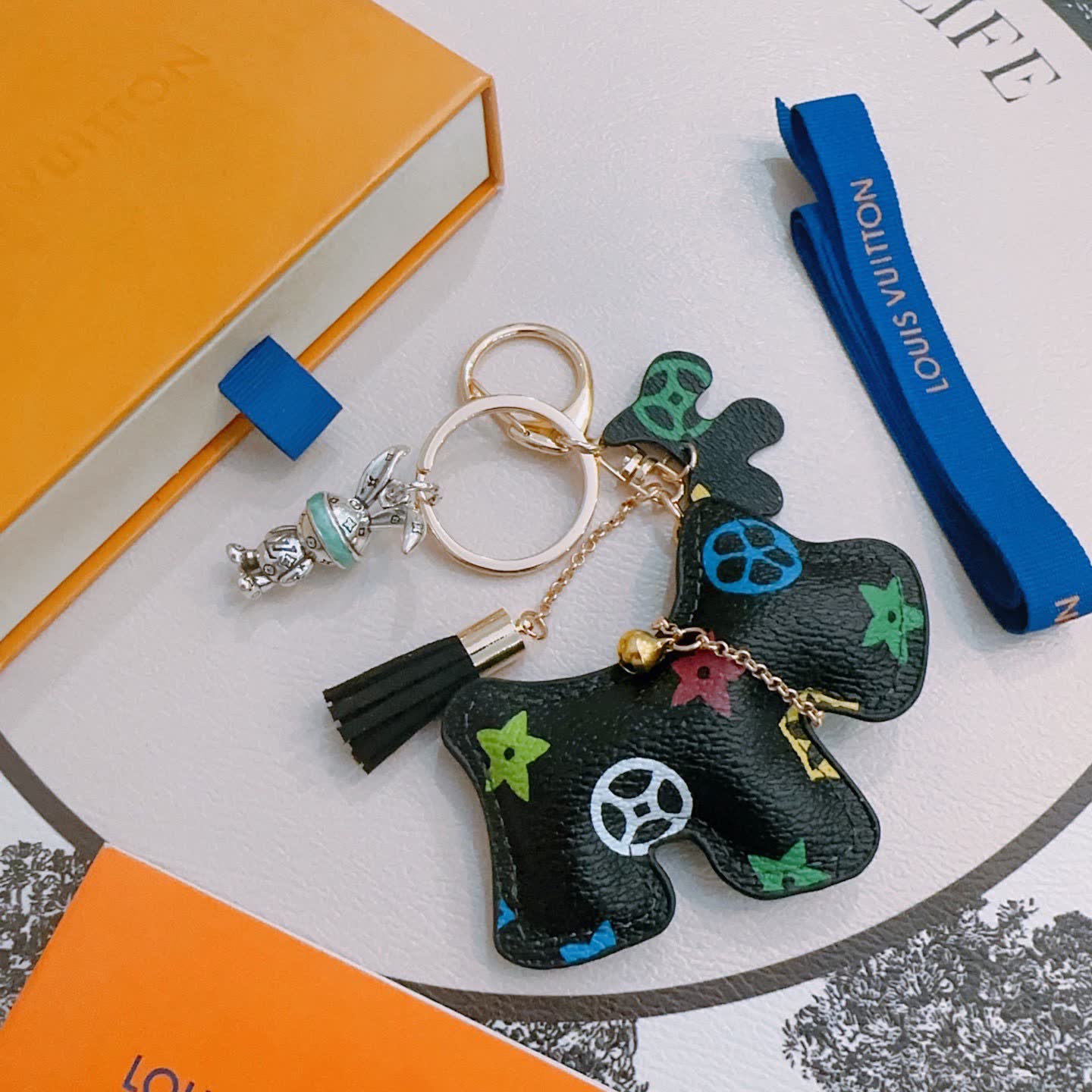 Louis Vuitton Monogram Multicolore M65158 Keychain